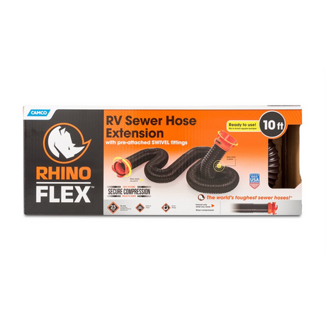 Rhino FLEX 10' Sewer Hose Extension