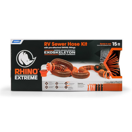 Rhino EXTREME 15' Sewer Hose Kit