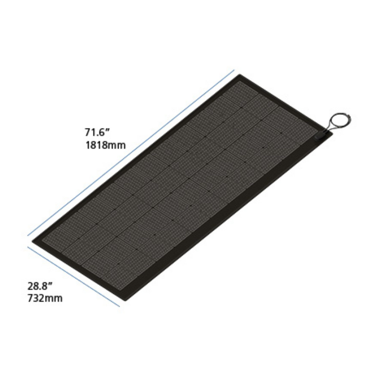 220w Solar Max Flex Slim Solar Panel