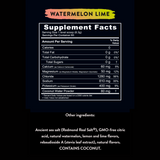 Redmond Re-Lyte (relyte) Hydration Electrolyte Powder Watermelon Lime Ingredients
