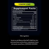 Redmond Re-Lyte (relyte) Hydration Electrolyte Powder Lemon Lime Ingredients